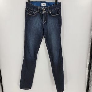 Paige hidden hills straight jeans 29 dark wash